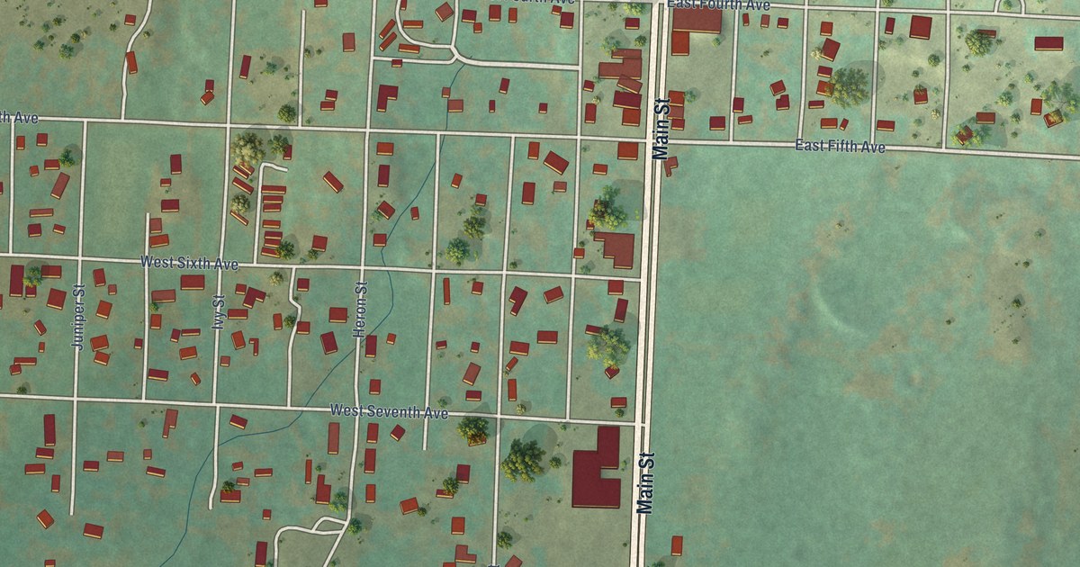 Map of Nucla, Colorado in 2026
