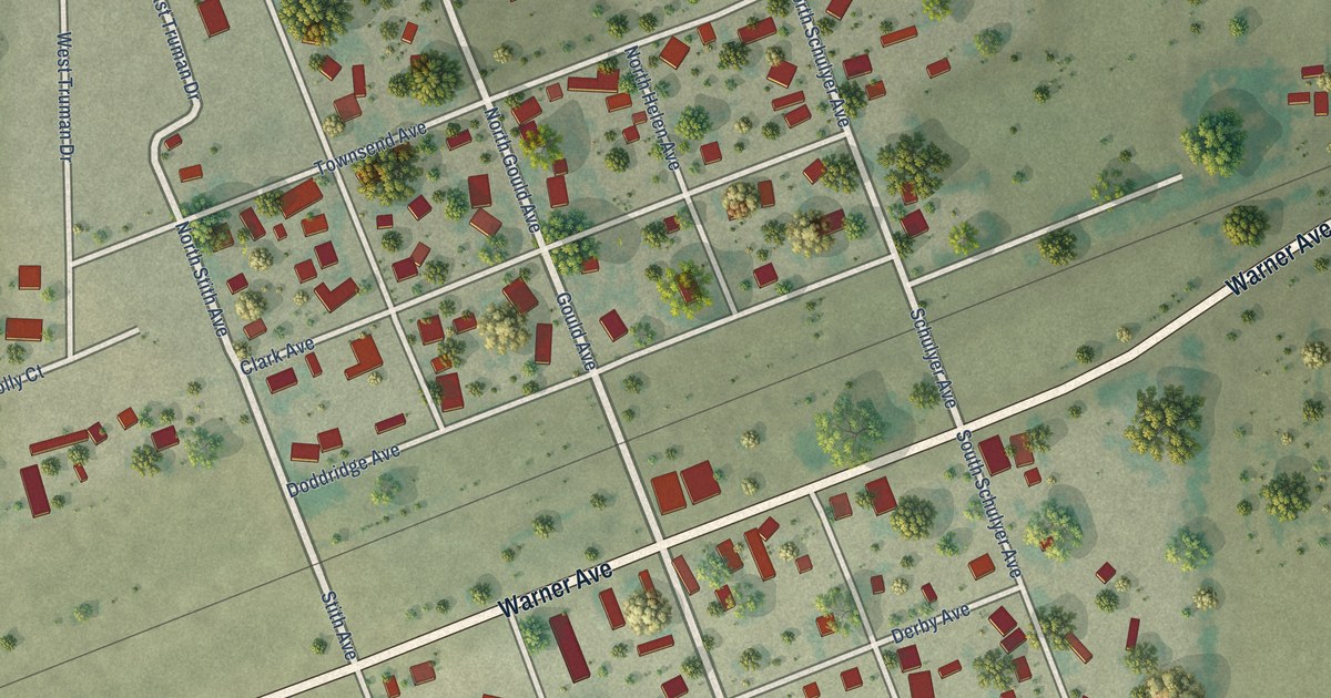 Map of Olney Springs, Colorado in 2026