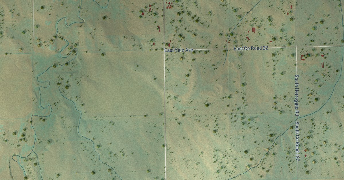 Map of Peoria, Colorado in 2026