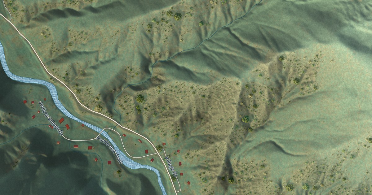 Map of Placerville, Colorado in 2026