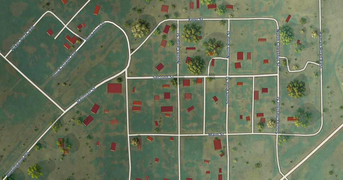 Map of Ramah, Colorado in 2026