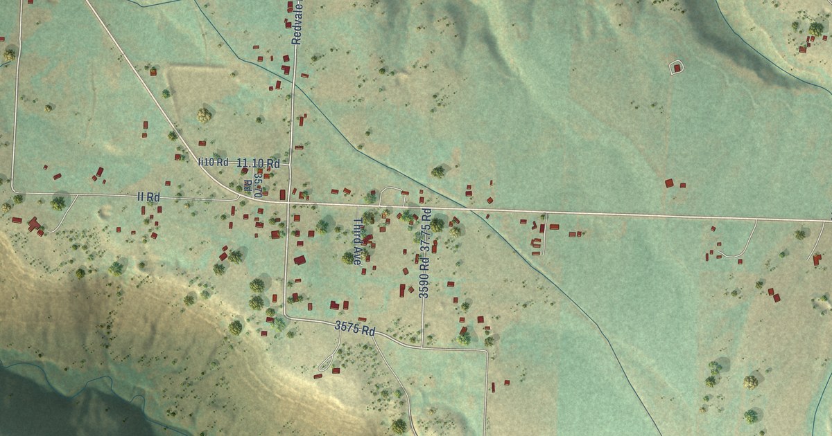 Map of Redvale, Colorado in 2026