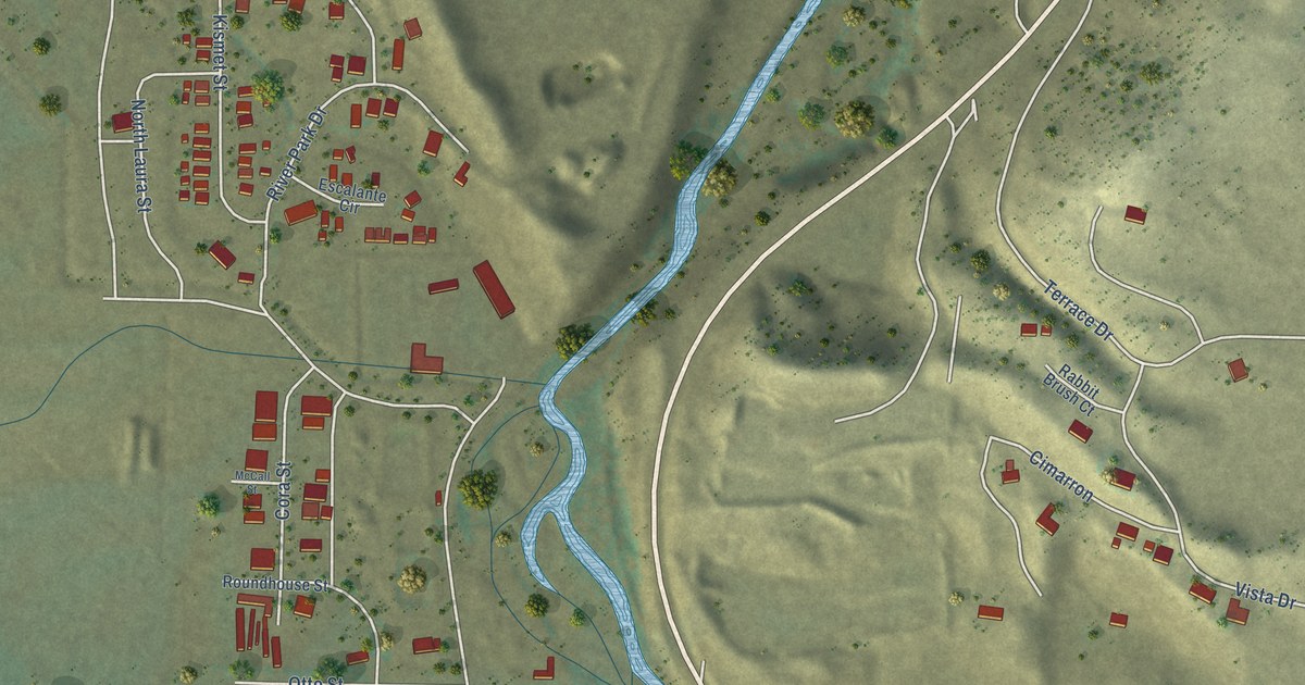 Map of Ridgway, Colorado in 2026