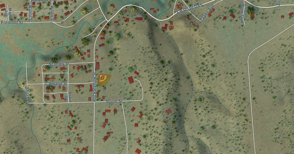 Map of Rockvale, Colorado in 2026