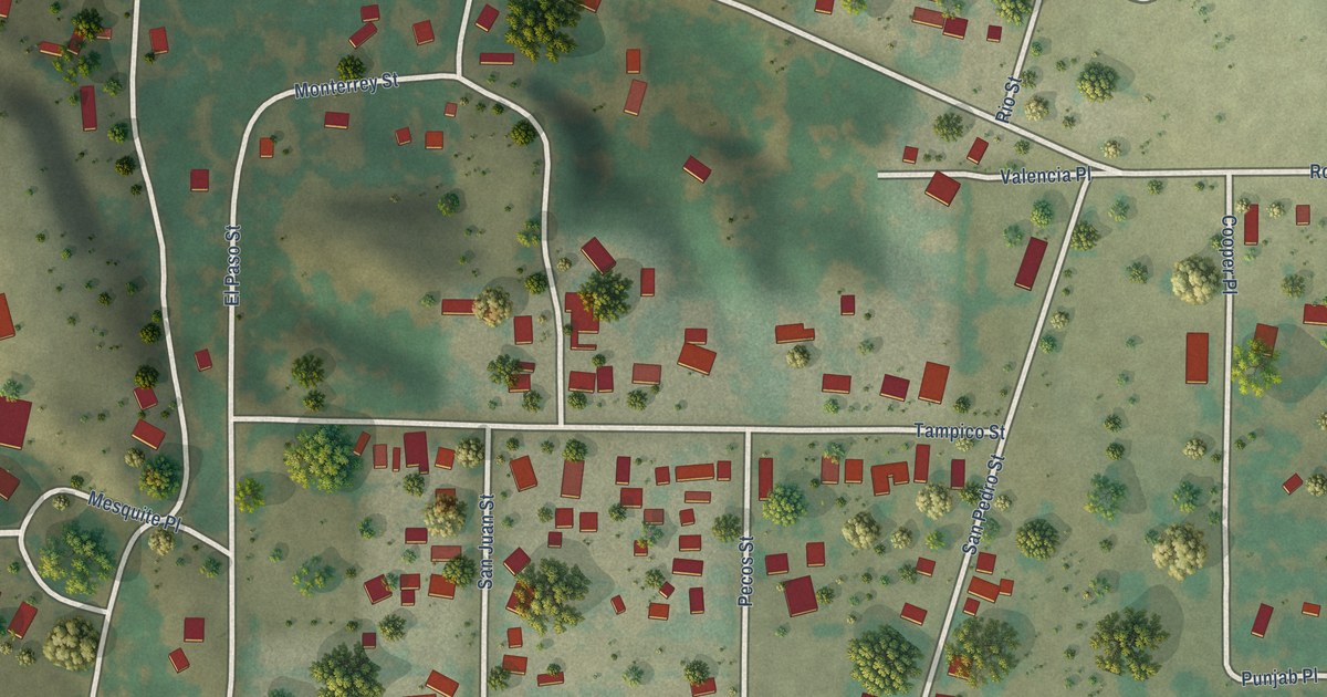 Map of Salt Creek, Colorado in 2026