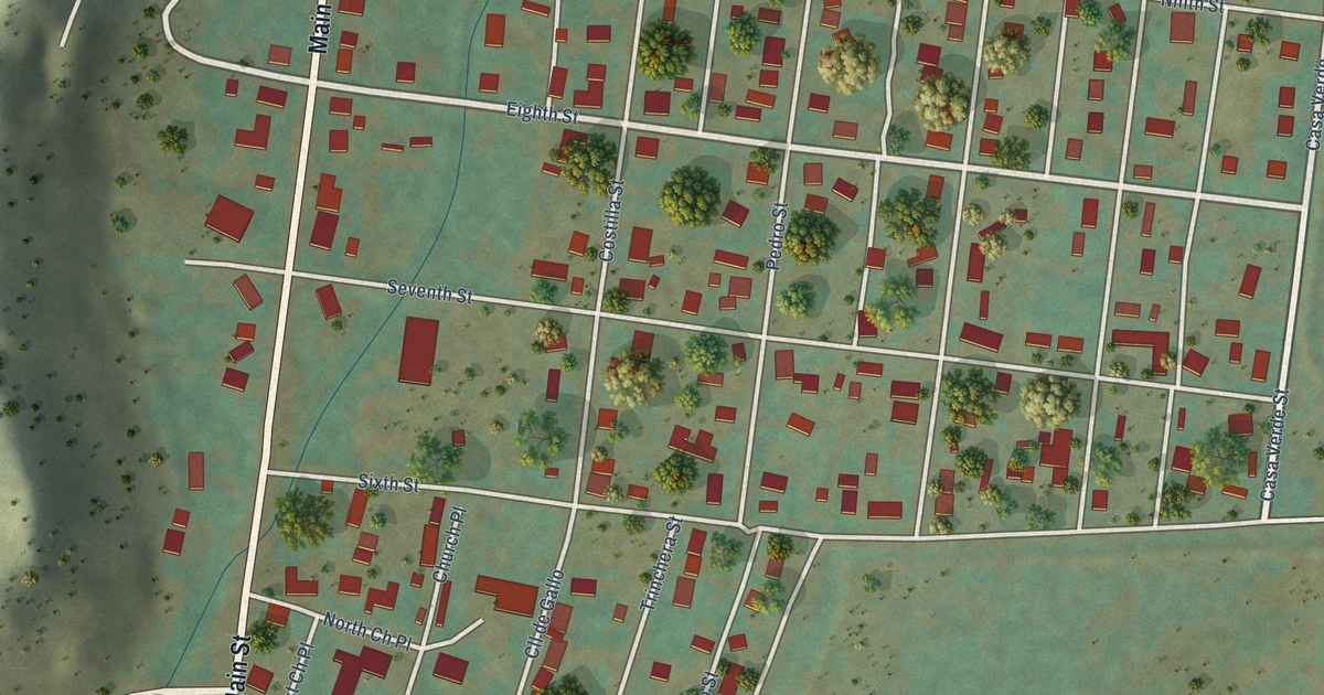 Map of San Luis, Colorado in 2026