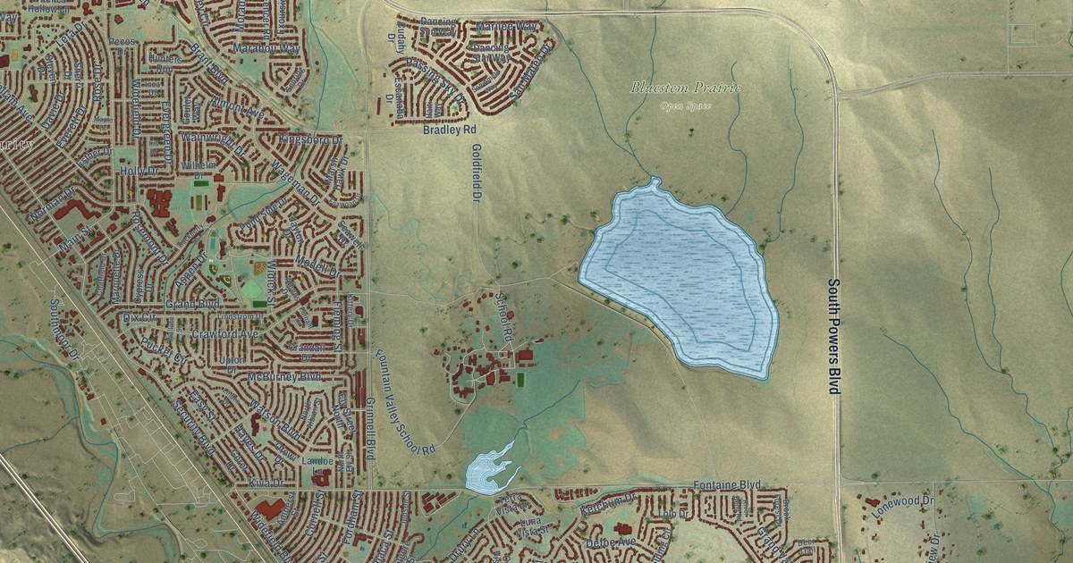 Map of Security-Widefield, Colorado in 2026