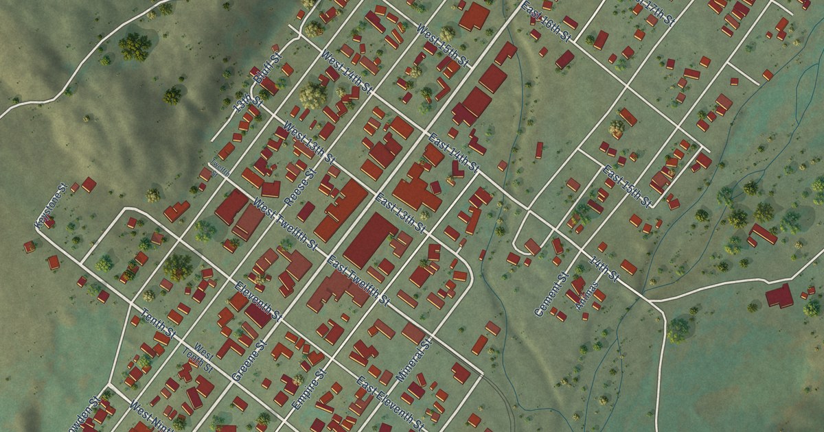 Map of Silverton, Colorado in 2026