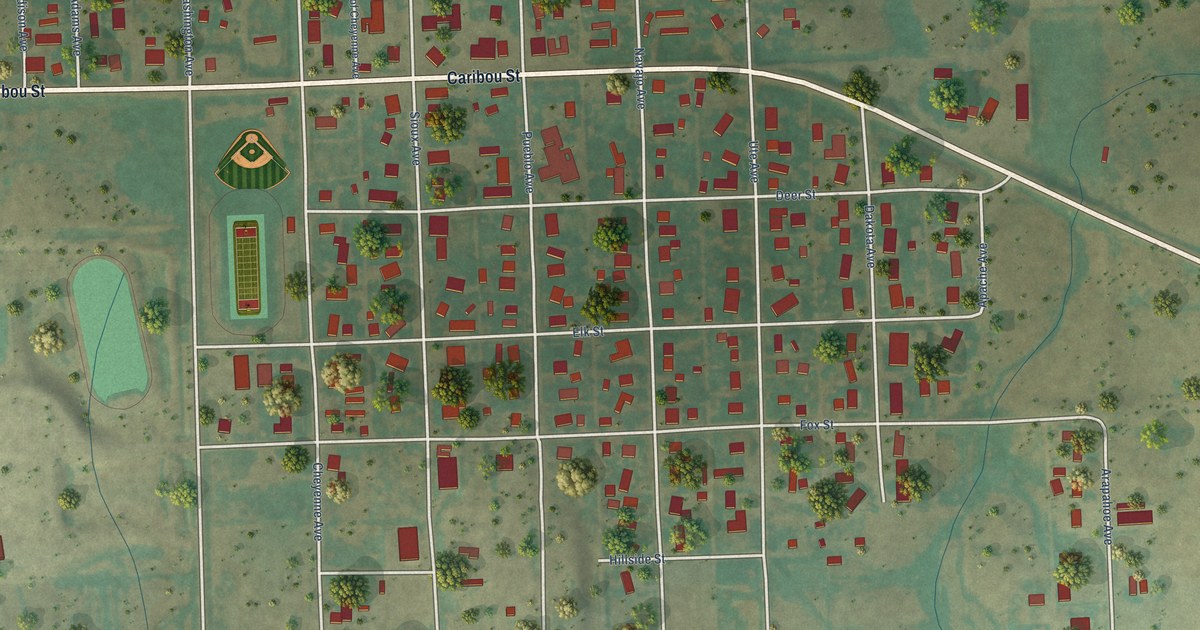 Map of Simla, Colorado in 2026