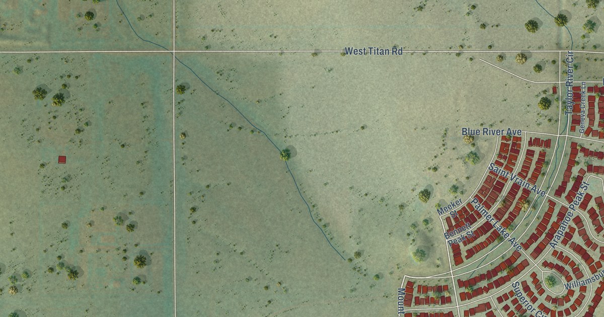 Map of Sterling Ranch, Colorado in 2026
