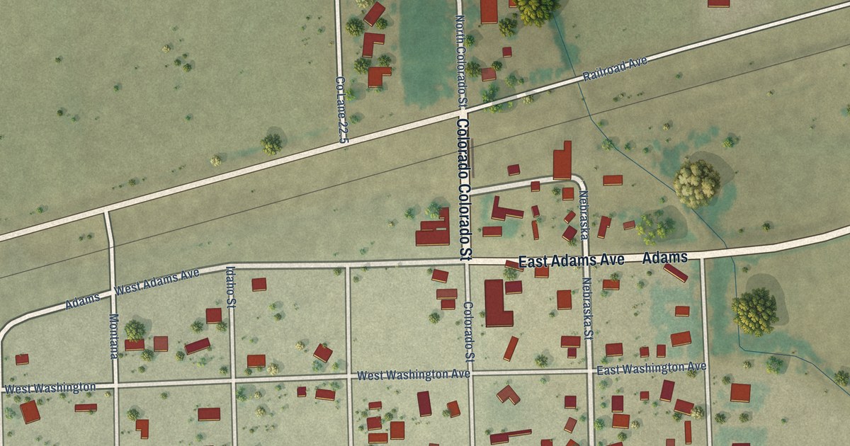 Map of Sugar City, Colorado in 2026