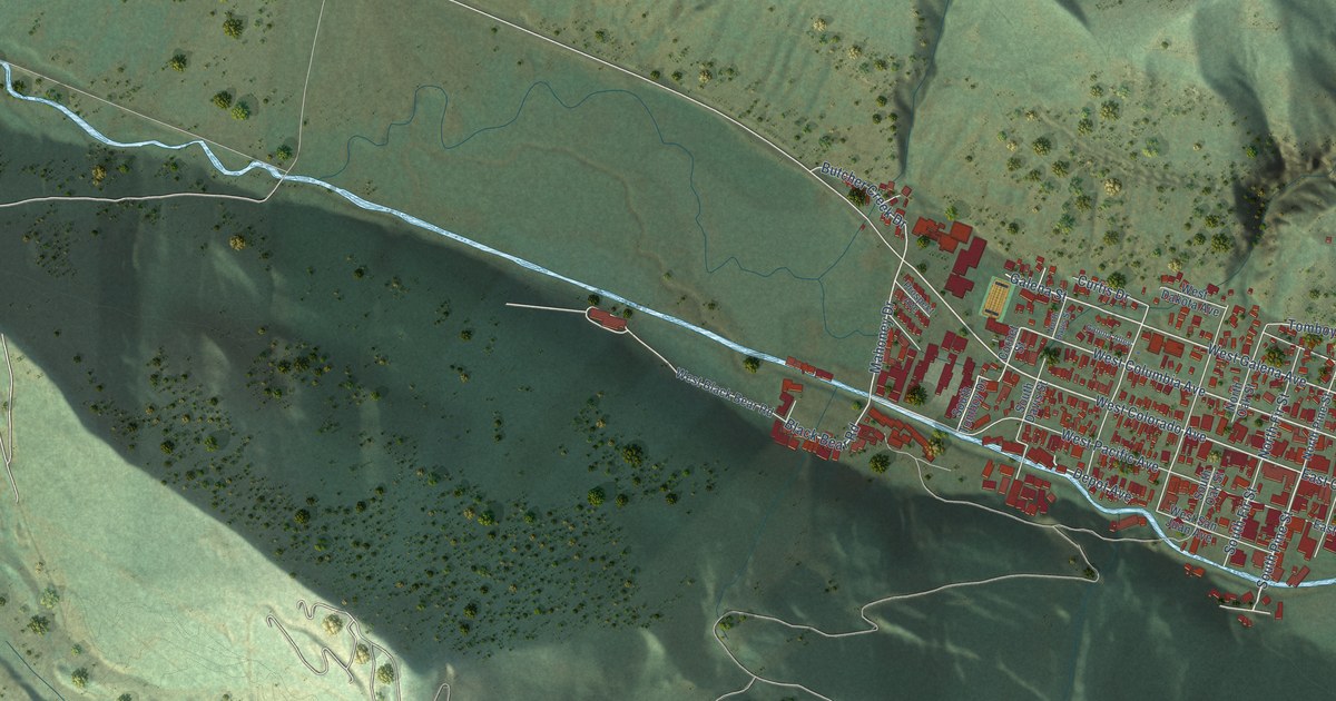 Map of Telluride, Colorado in 2026