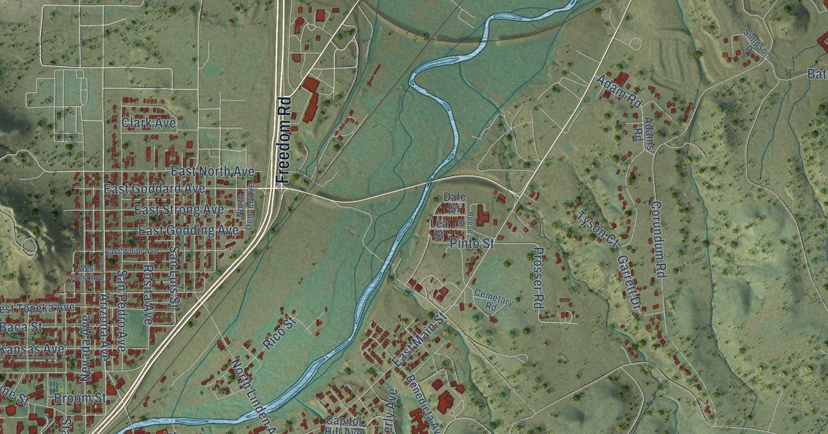 Map of Trinidad, Colorado in 2026
