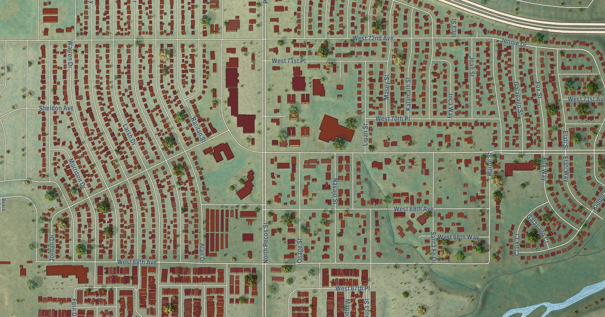 Map of Twin Lakes, Colorado in 2026