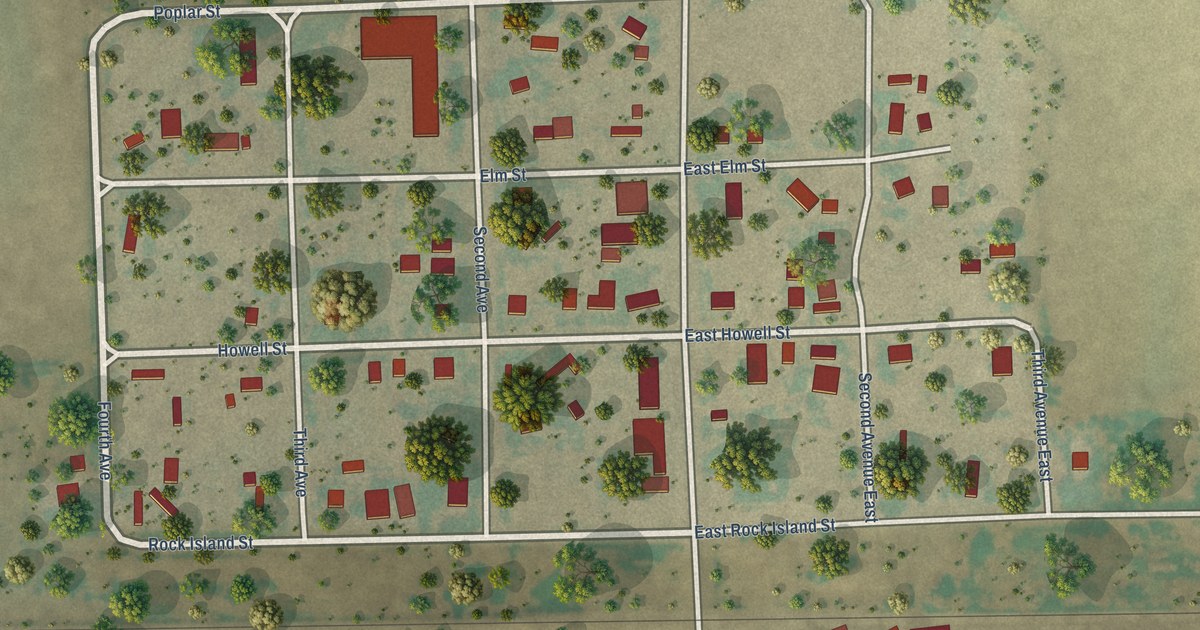 Map of Vona, Colorado in 2026
