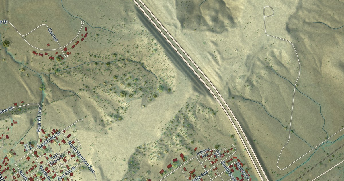 Map of Walsenburg, Colorado in 2026