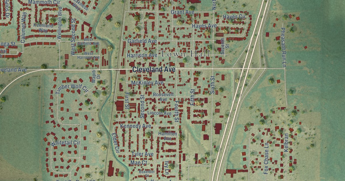 Map of Wellington, Colorado in 2026