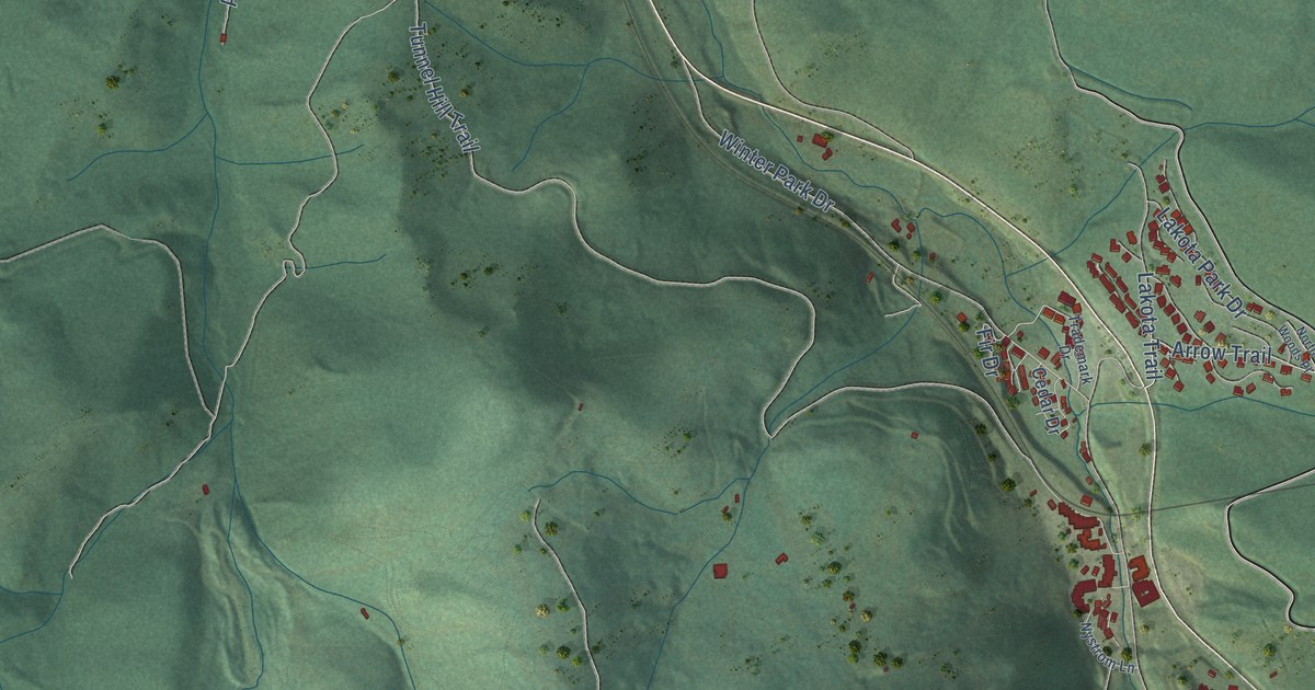 Map of Winter Park, Colorado in 2026