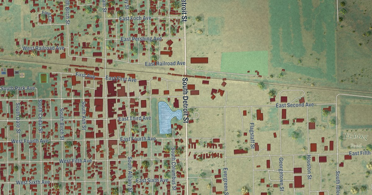 Map of Yuma, Colorado in 2026