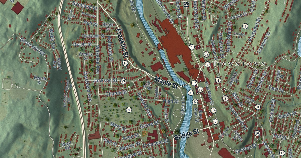 Map of Ansonia, Connecticut in 2026