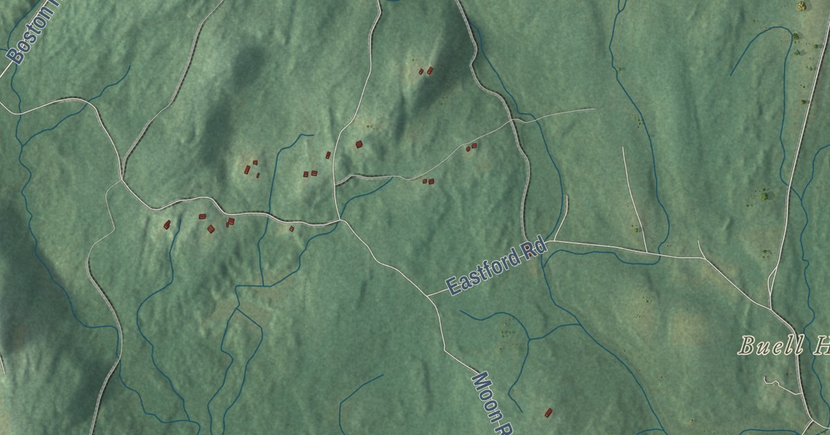 Map of Ashford, Connecticut in 2026