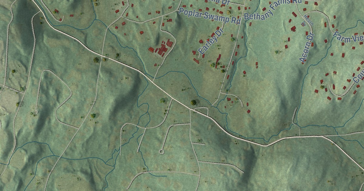 Map of Bethany, Connecticut in 2026
