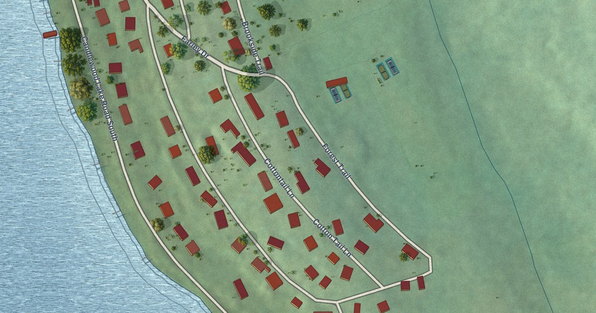 Map of Candlewood Lake Club, Connecticut in 2026