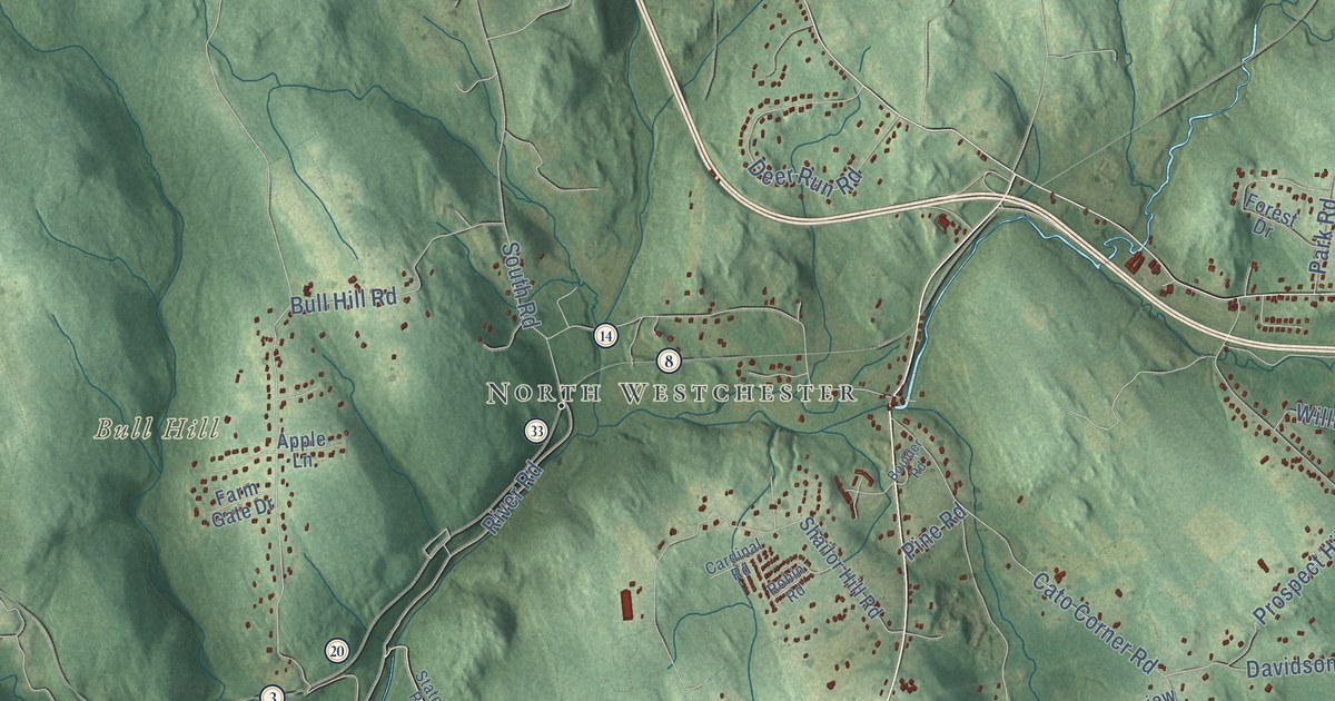 Map of Colchester, Connecticut in 2026