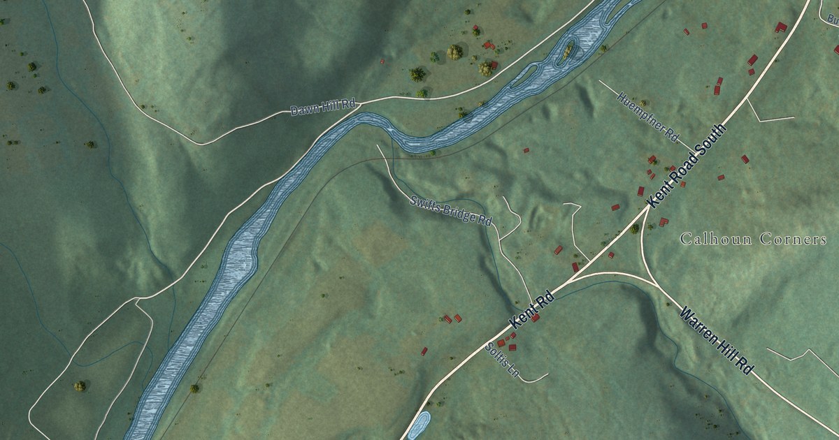 Map of Cornwall Bridge, Connecticut in 2026