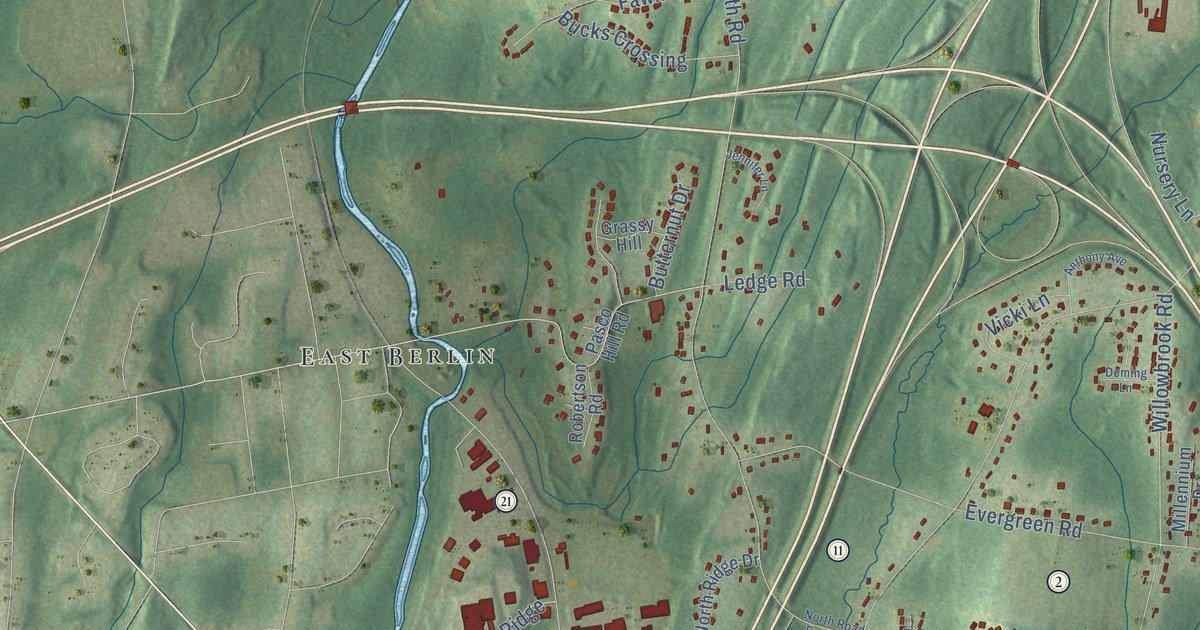 Map of Cromwell, Connecticut in 2026