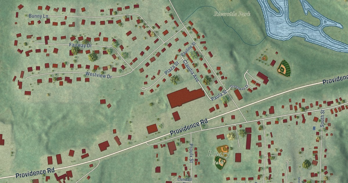 Map of East Brooklyn, Connecticut in 2026