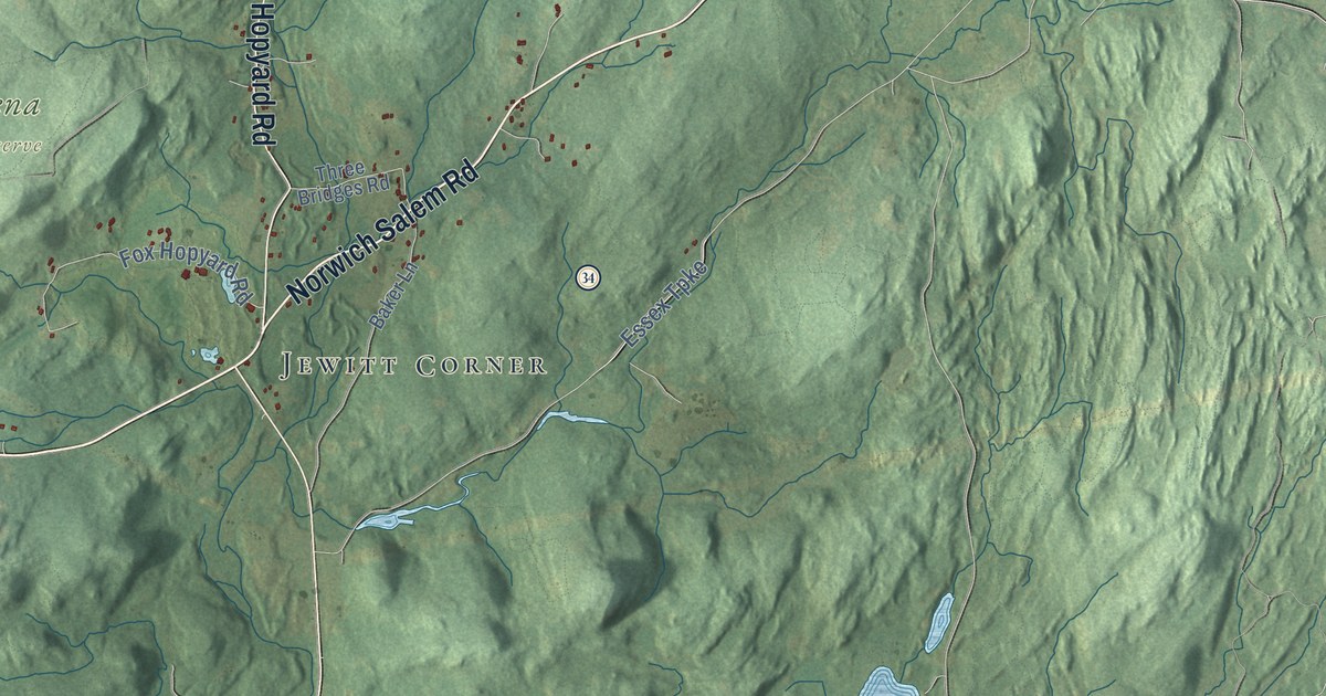Map of East Haddam, Connecticut in 2026