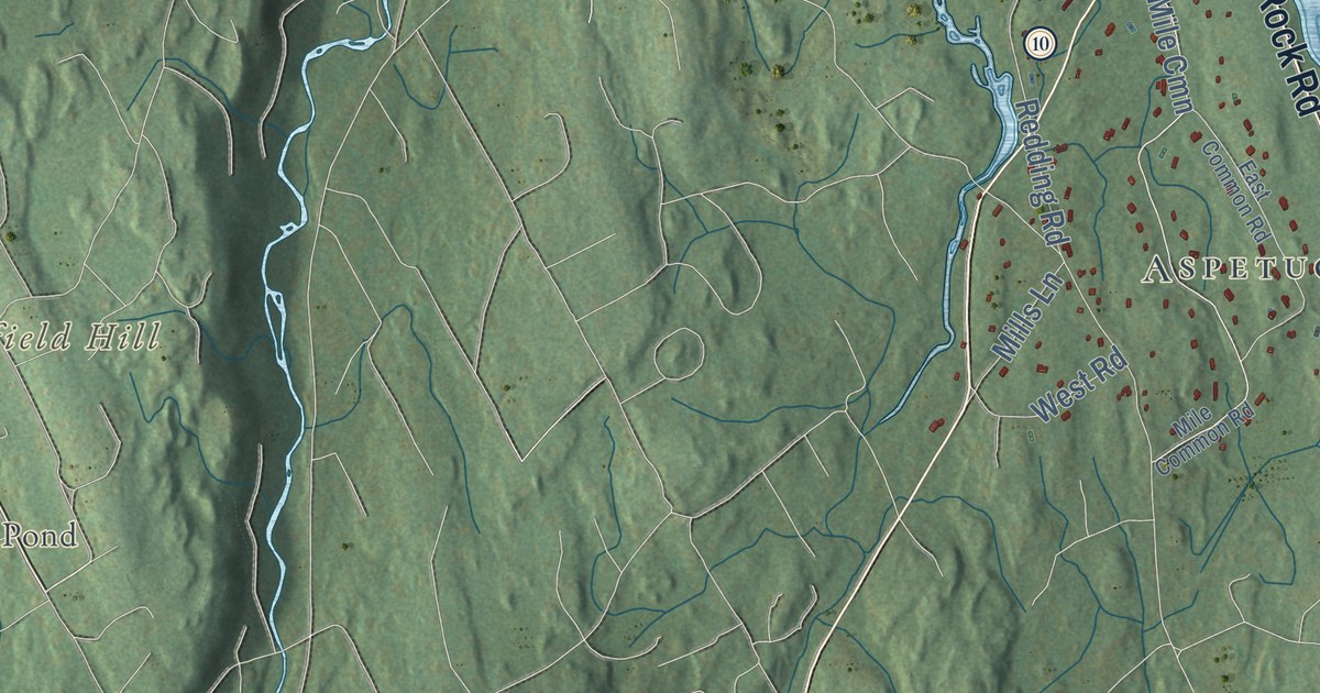 Map of Easton, Connecticut in 2026