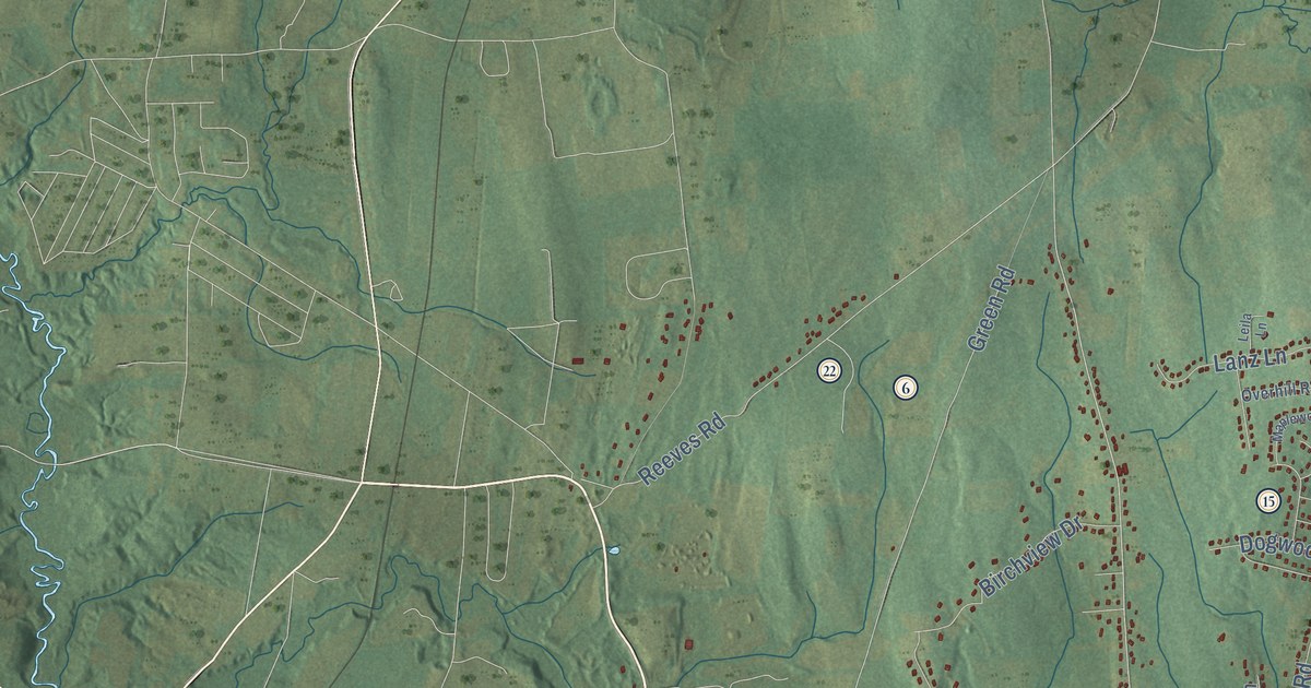 Map of Ellington, Connecticut in 2026