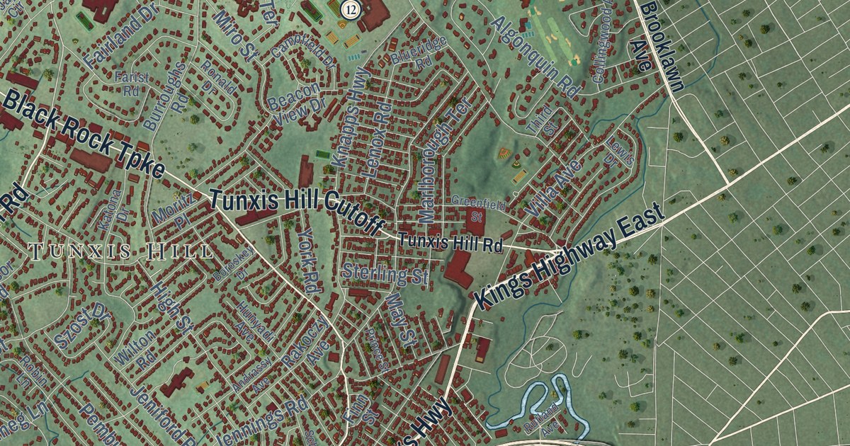 Map of Fairfield, Connecticut in 2026