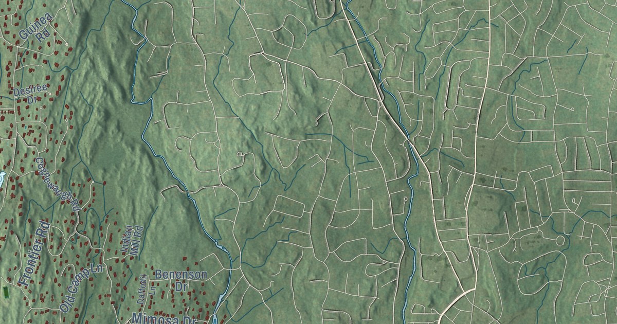 Map of Greenwich, Connecticut in 2026
