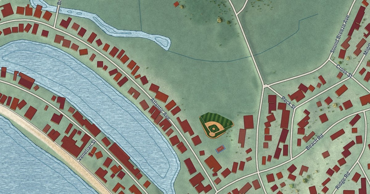 Map of Groton Long Point, Connecticut in 2026