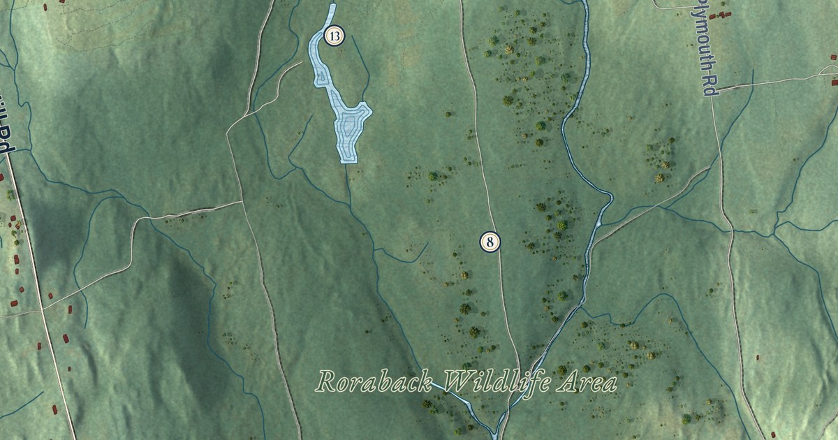 Map of Harwinton, Connecticut in 2026