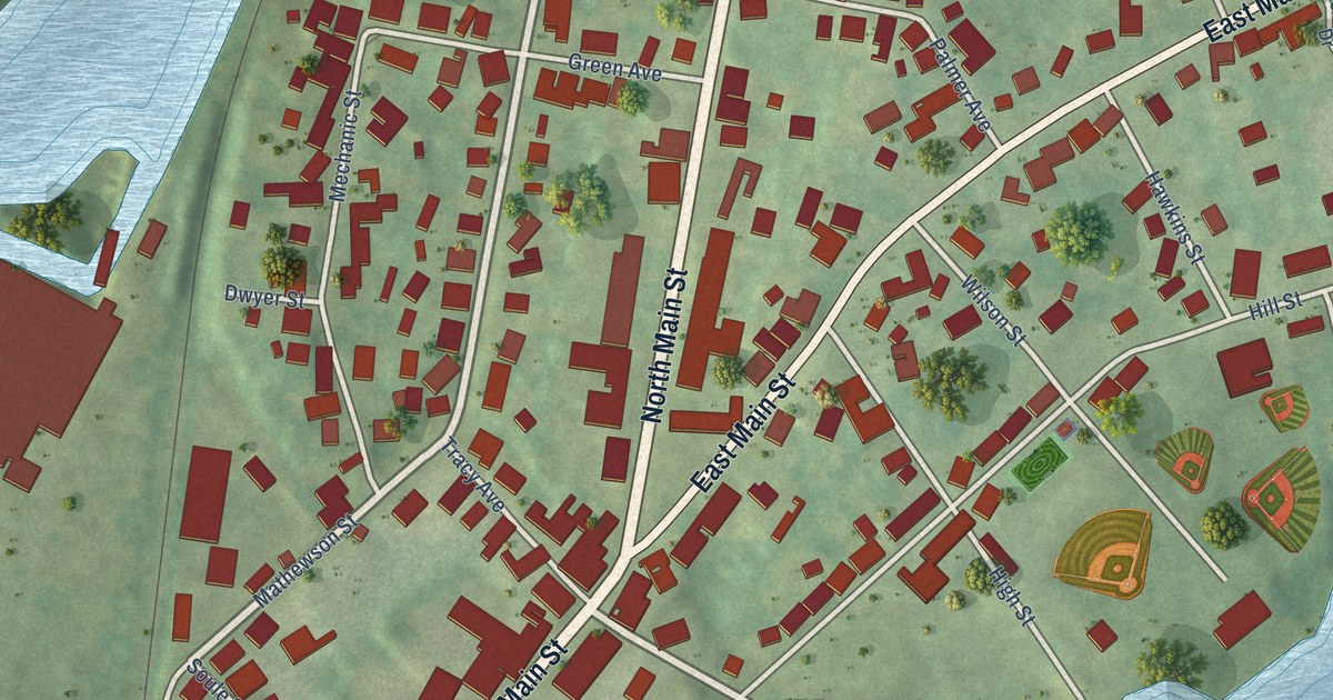 Map of Jewett City, Connecticut in 2026