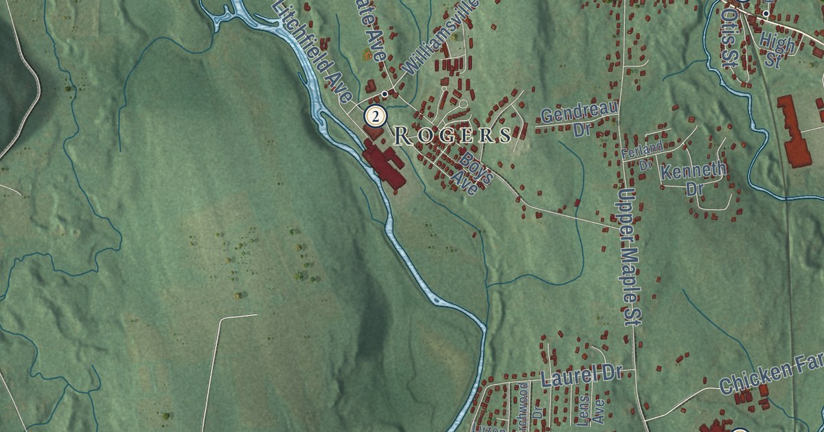 Map of Killingly, Connecticut in 2026