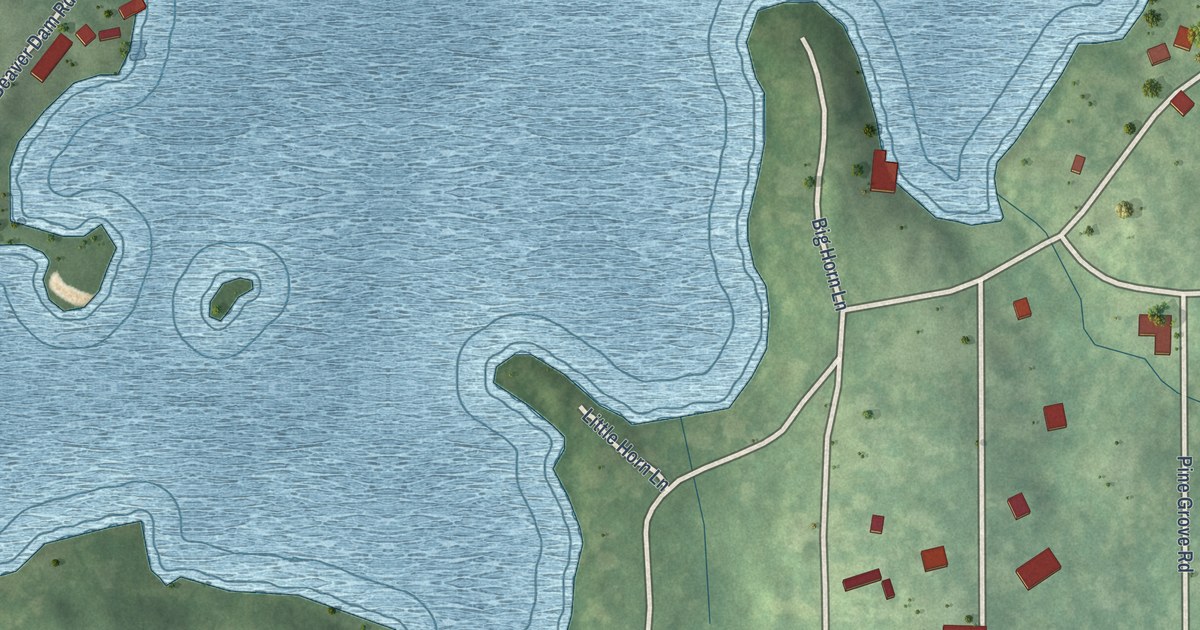 Map of Lake Bungee, Connecticut in 2026