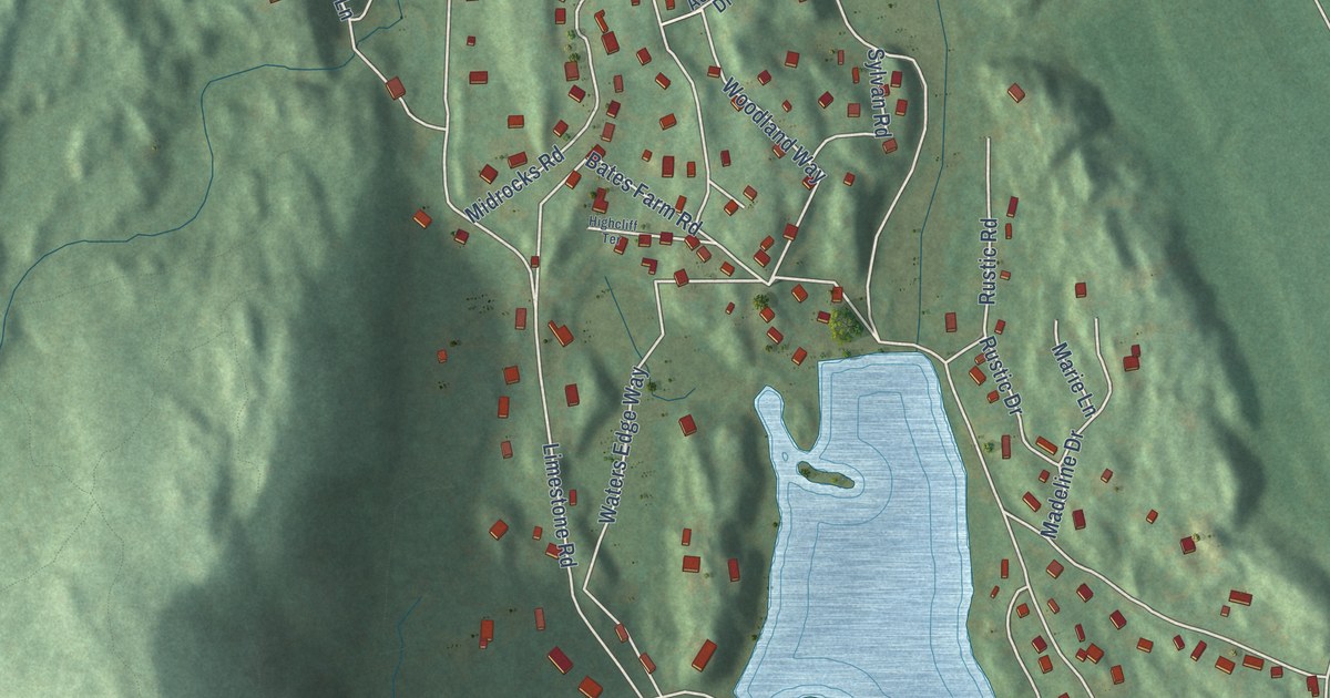 Map of Lakes East, Connecticut in 2026
