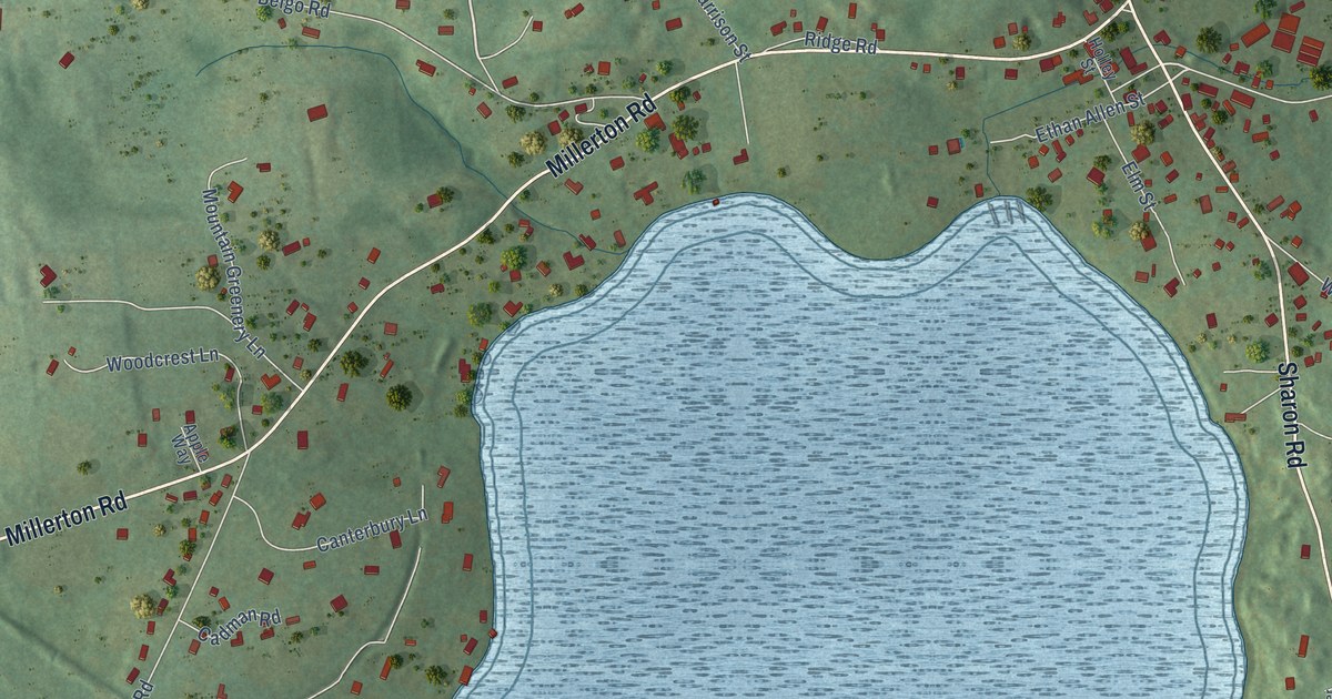 Map of Lakeville, Connecticut in 2026