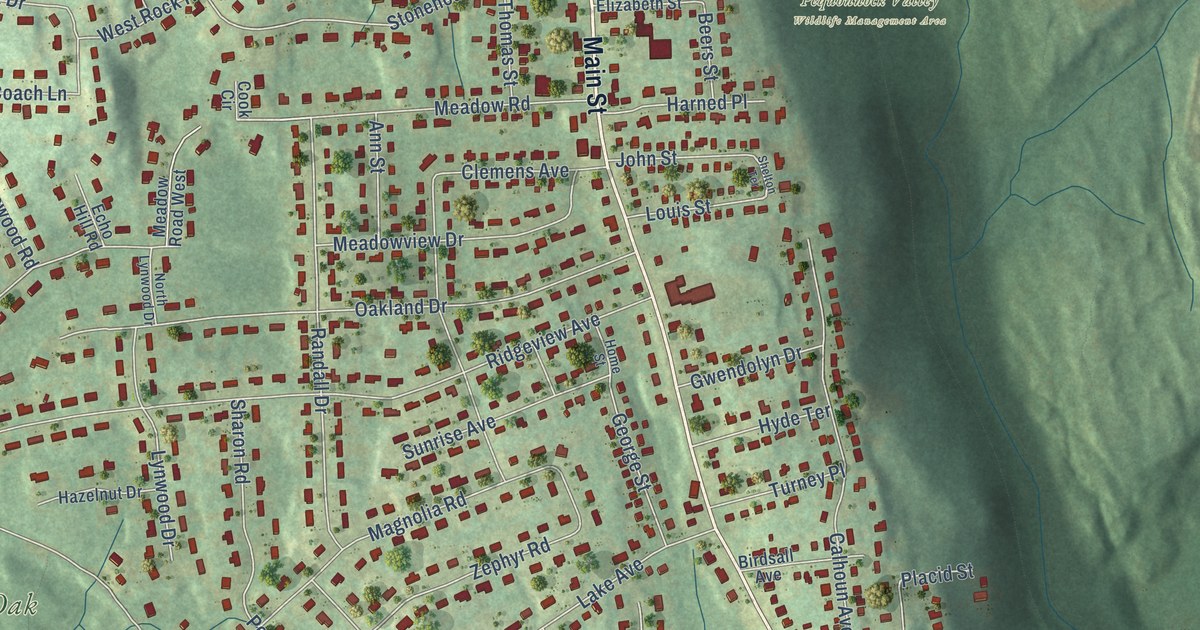 Map of Long Hill, Connecticut in 2026