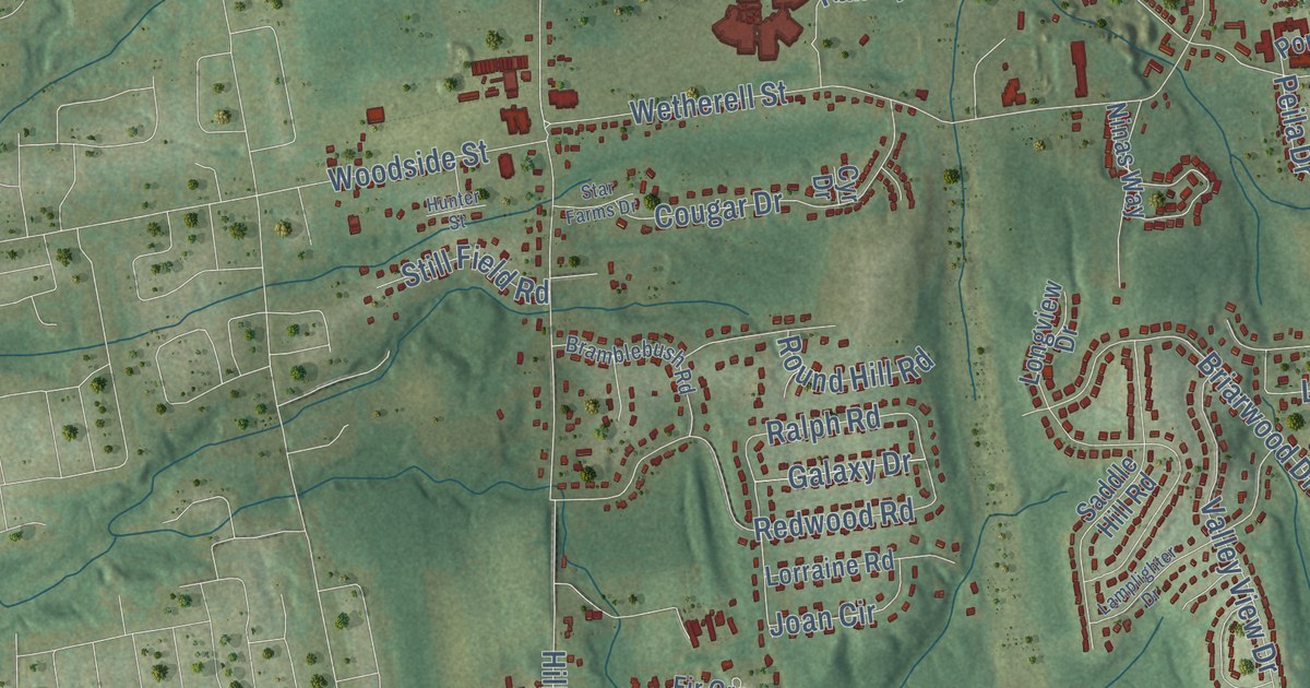 Map of Manchester, Connecticut in 2026