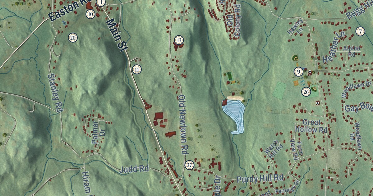 Map of Monroe, Connecticut in 2026