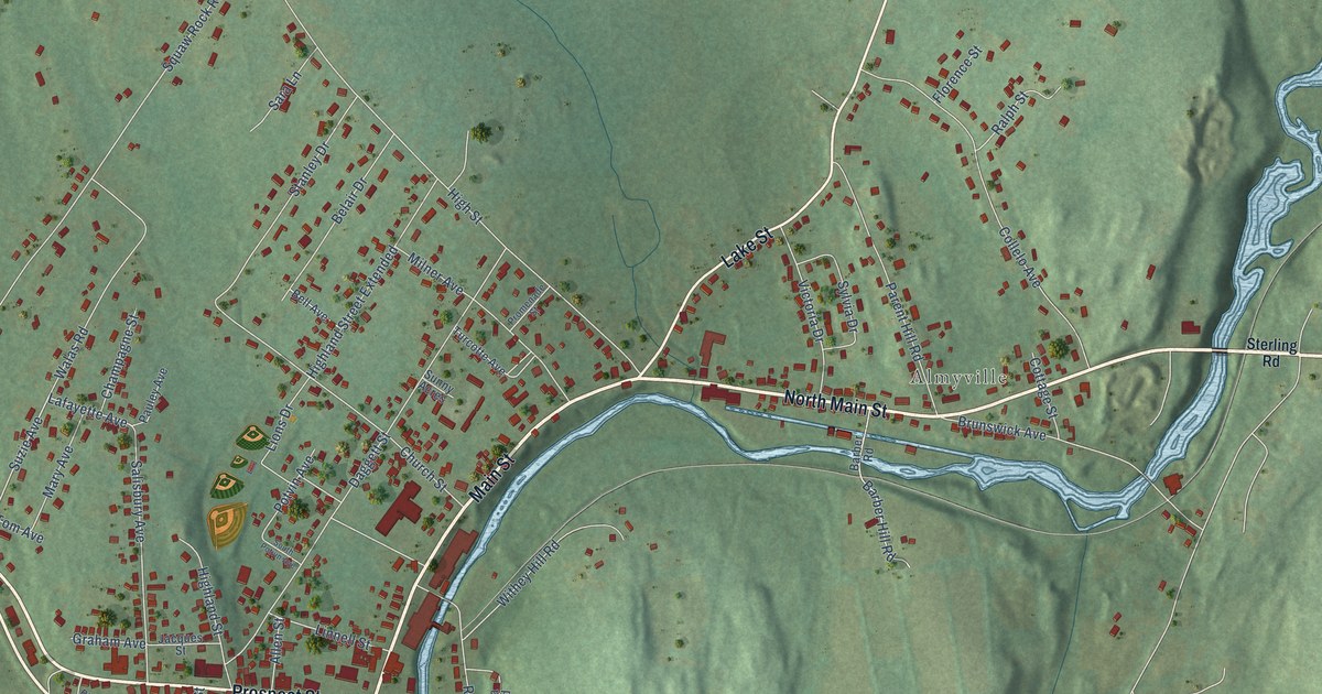 Map of Moosup, Connecticut in 2026