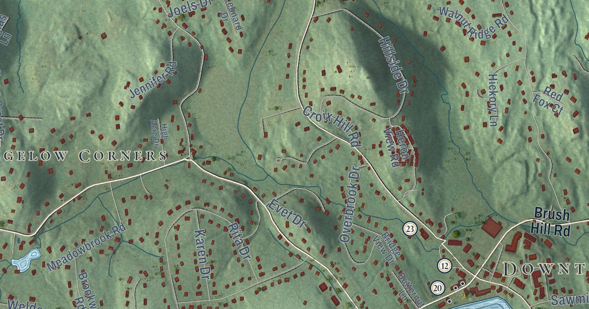 Map of New Fairfield, Connecticut in 2026