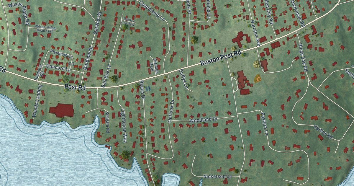 Map of Noroton, Connecticut in 2026