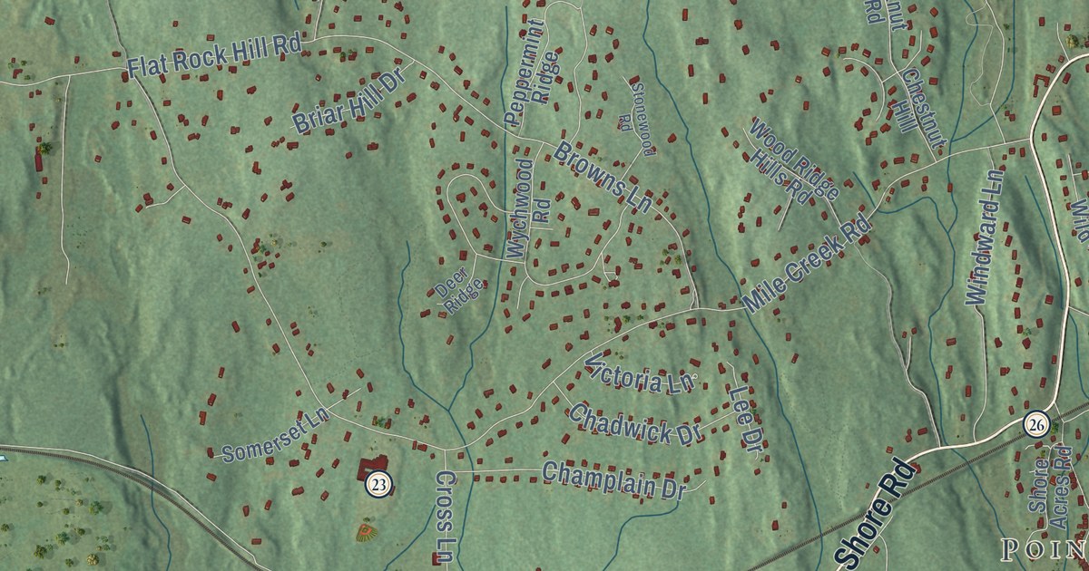 Map of Old Lyme, Connecticut in 2026